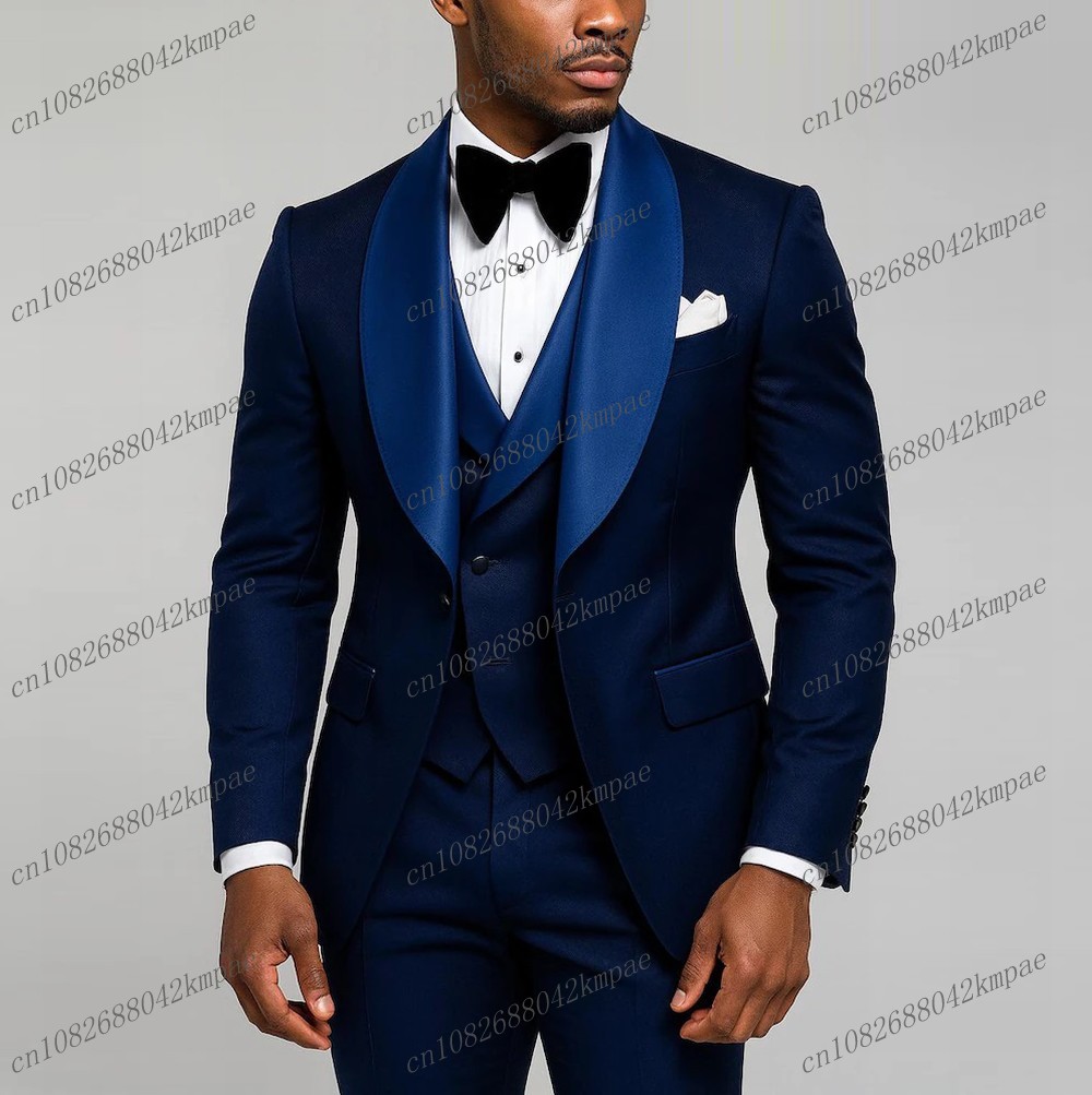 New Navy Blue Formal Men Suit  - đánh giá và giá Men'S Formal Wear For A Wedding