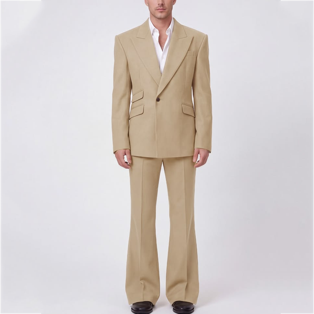 High Quality Men Suit Solid Co - đánh giá và giá Men Formal Party Wear Outfit