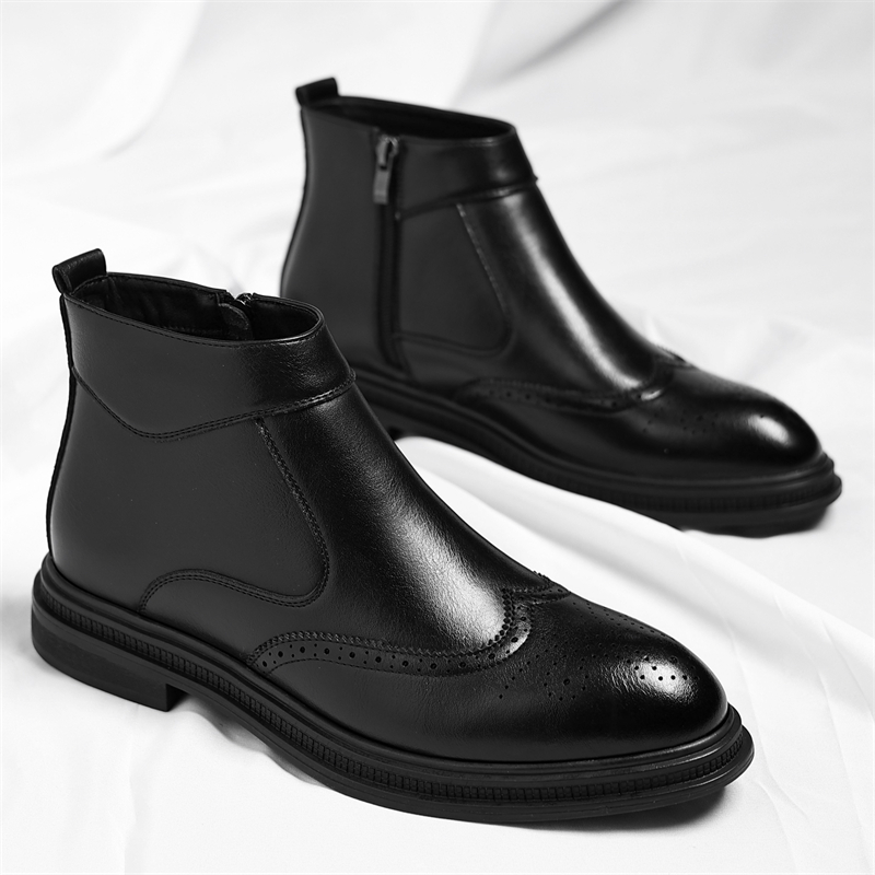 Autumn  Winter Thick Soled Men - đánh giá và giá Men'S Formal Wear