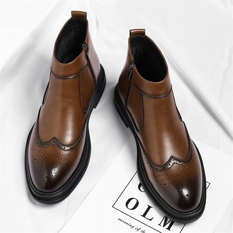 Autumn  Winter Thick Soled Men - đánh giá và giá Men'S Formal Wear