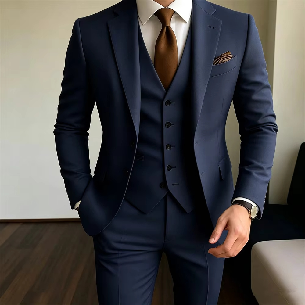 Khaki Men's Suits 3 Pieces Jac - đánh giá và giá Men Formal Party Wear Outfit