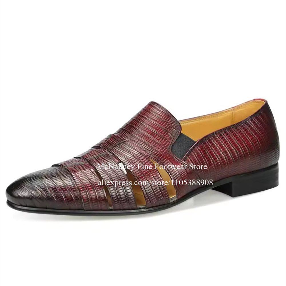 Breathable Cutout Burgundy Bla - đánh giá và giá Men'S Formal Wear For A Wedding