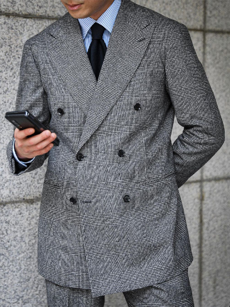 Business Plaid Men Suit 2 Piec - đánh giá và giá Men'S Formal Wear For A Wedding