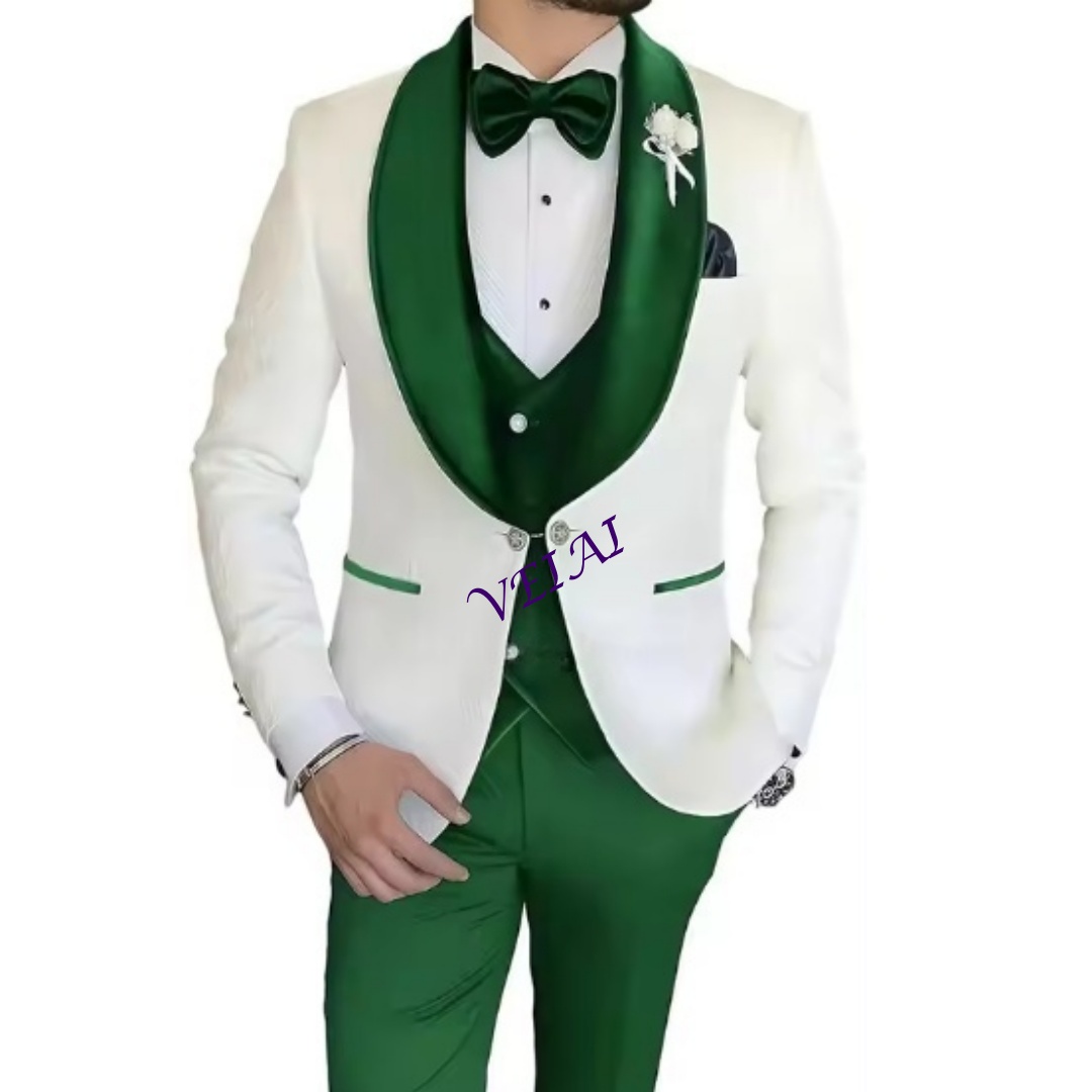 Customized Slim Fit 3 Piece Tu - đánh giá và giá Men Formal Wear Combination
