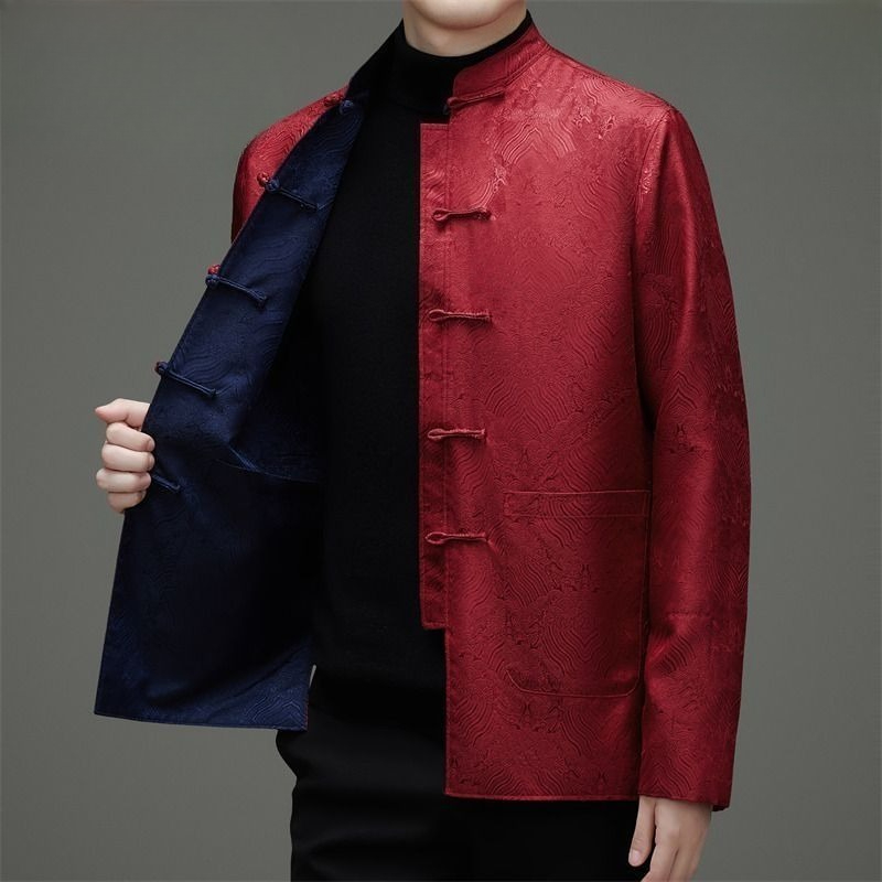 Tang-style Men Long-sleeved Do - đánh giá và giá Men'S Formal Wear