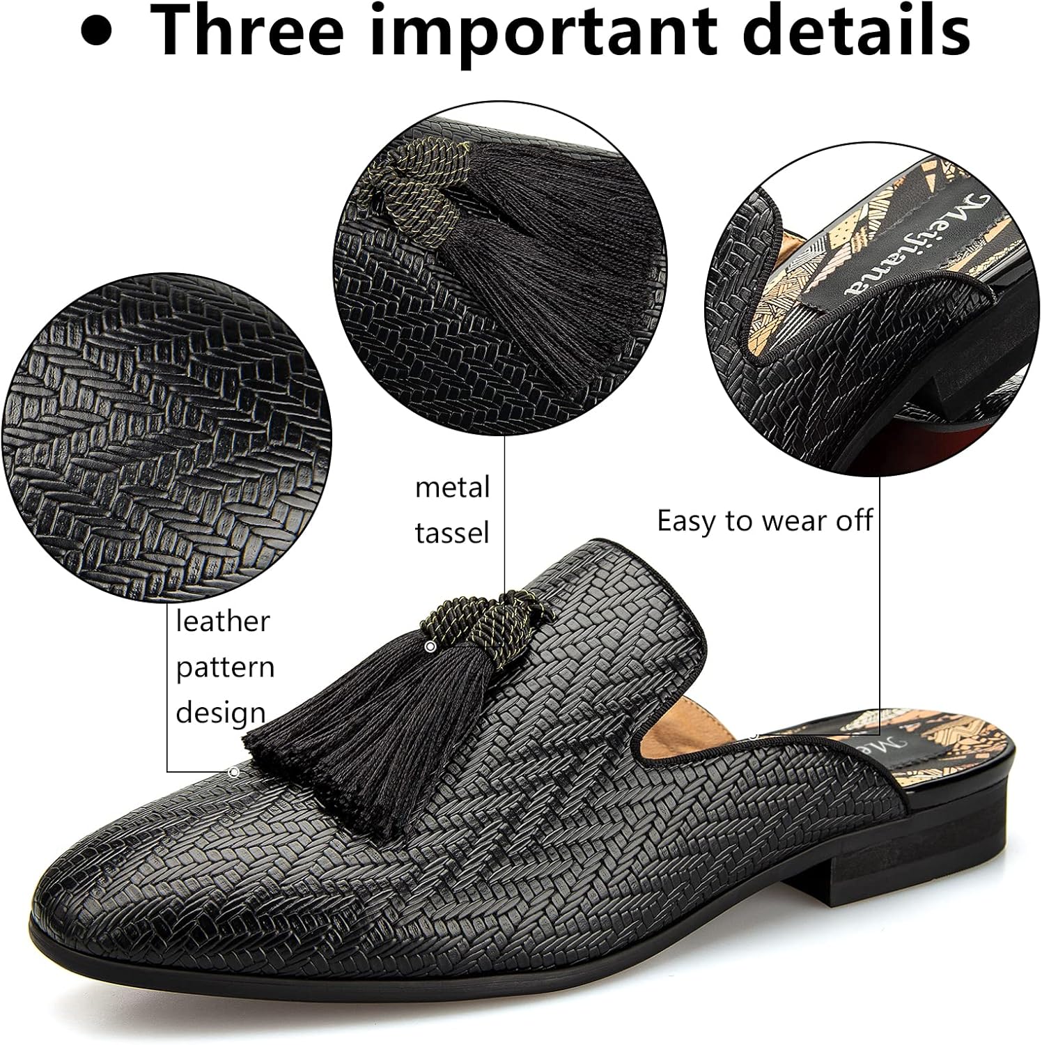 Leather Slippers Breathable Su - đánh giá và giá Men'S Formal Wear Slippers