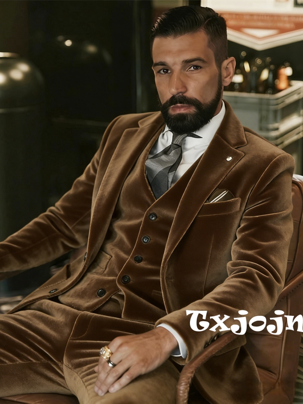 Men's Velvet Suits 3 Pieces Da - đánh giá và giá Men Formal Party Wear Outfit