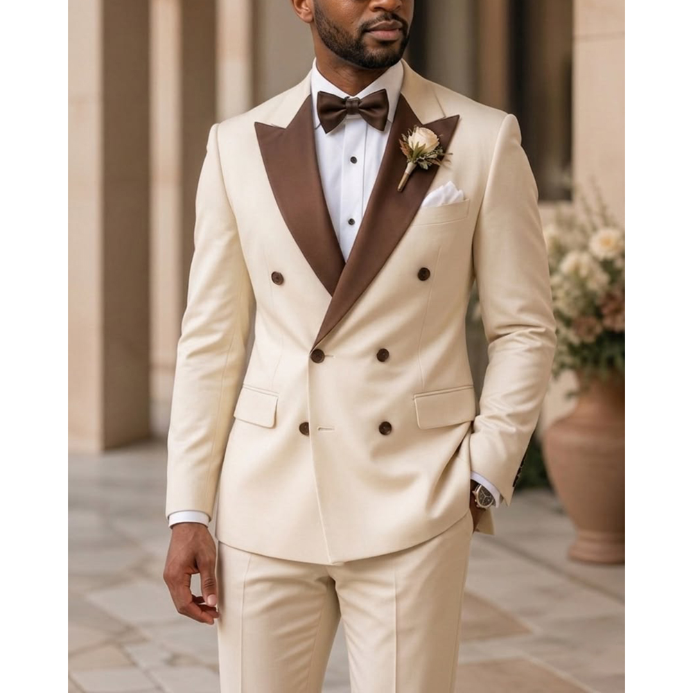 Men Double Breasted Tuxedo Sui - đánh giá và giá Men Formal Party Wear Outfit
