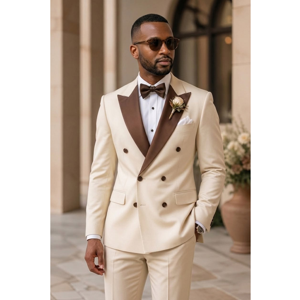 Men Double Breasted Tuxedo Sui - đánh giá và giá Men Formal Party Wear Outfit